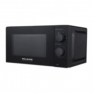 Микроволновая печь WILLMARK WMO-202MB (20л,700Вт,6 уров.мощности,разморозка,механич.ПУ,черн.)
