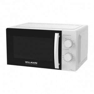 Микроволновая печь WILLMARK WMO-201MW (20л,700Вт,6 уров.мощности,разморозка,механич.ПУ,белый)
