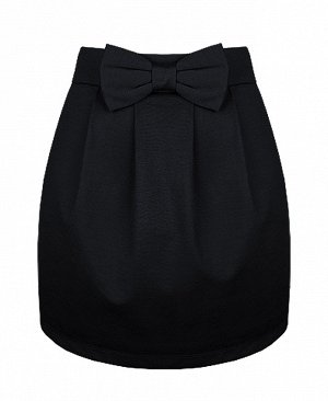 Школьная черная юбка для девочки 78051-ДШ19