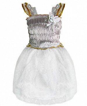 Белое нарядное платье для девочки 28261-ПСДН16