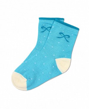 Голубые носки для девочки 40721-ПЧ19