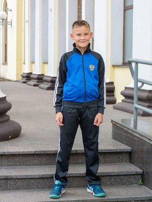 Спортивный костюм БК050 Василек-Графит