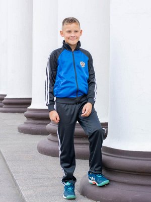 Спортивный костюм БК050 Василек-Графит