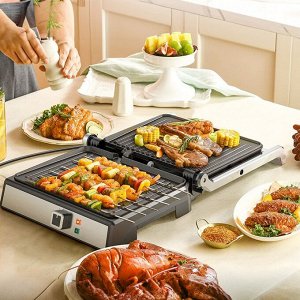 Электрическая гриль с антипригарным покрытием Hoco HE40 Frying Pan 1800W