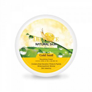 Питательный крем с золотом и муцином улитки Deoproce Natural Skin Gold Snail Nourishing Cream