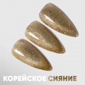 Гель-лак Magic Сat Crystal Bell  (золотистый)