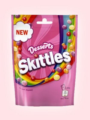 Жевательные конфеты Skittles Desserts со вкусами фруктовых десертов 152 гр