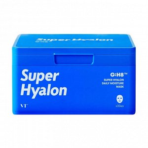VT Cosmetics Super Hyaluron Daily Moisture Mask 360g, 30ea - Набор ультраувлажняющих тканевых масок 30шт
