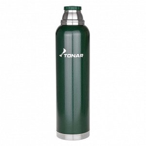 Термос (HS.TM-059-G) TONAR [38х9.5см, нерж. сталь, пластик, 1.6л, 765г]