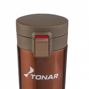 Термос-кружка (HS.TMК-02) TONAR [12.3х7.5см, нерж. сталь, 0.4л, 363г]