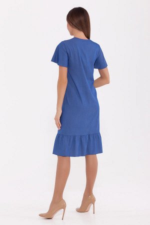 #72600 Платье Джинсовый