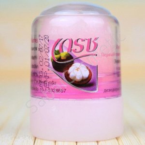 Кристаллический натуральный антибактериальный дезодорант Грейс - Мангостин. 40 гр…