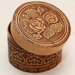 Шкатулка Роза 6,5*6,5*4,5 см
