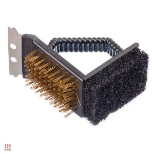 Альфа812 Щетка для чистки мангала 3 в 1