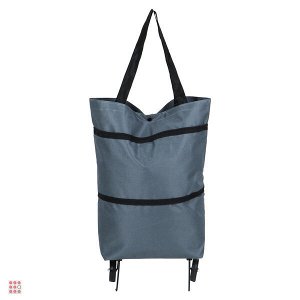 VETTA Сумка на колесах, складная, до 7кг, 14л, 26х44х13см, ткань оксфорд