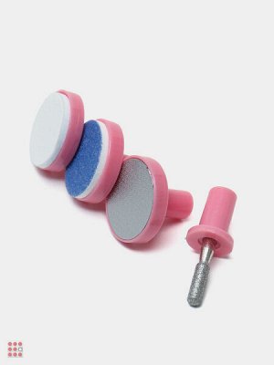 Детский триммер для ногтей пилка 6 насадок,свет, Baby Nail Trimmer