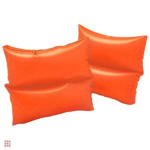 Нарукавники для плавания 19x19см, оранжевые, от 3 до 6 лет