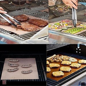 Антипригарный Тефлоновый коврик 2шт. Non stick Over liner 33X40