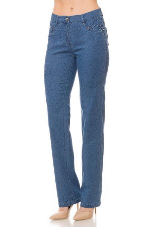Слегка приуженные голубые джинсы (ряд 44-56) арт. S70521-2464-1