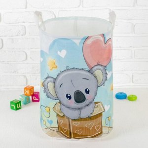 Корзина для хранения игрушек водонепроницаемая "Коала" 35?35?45 см