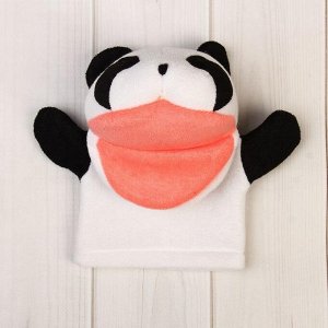 Мочалка-рукавичка «Панда», цвет МИКС