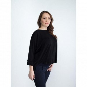 Блузка для беременных 2281, цвет черный, размер 56, рост 170