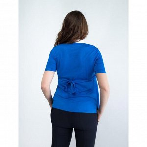 Блузка для беременных 2236, цвет синий, размер 50, рост 170