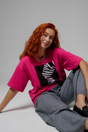 8506 Футболка женская оверсайз