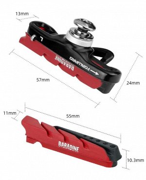 Колодки тормозные BARADINE 471C. для Шоссе