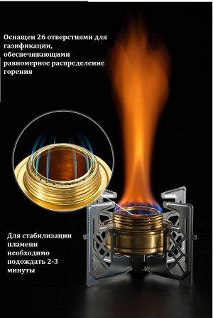 Туристическая спиртовая печь CAMPINGMOON AS-1