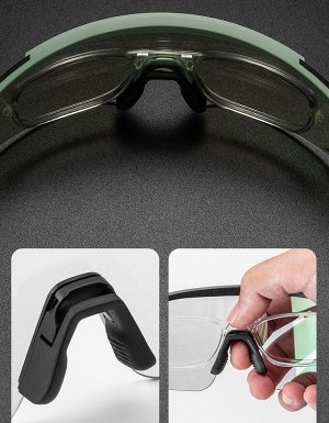 Велосипедные очки ROCKBROS SP337.  Photochromic (зеленый)