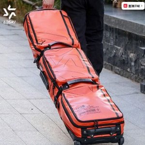 Чехол для сноуборда, лыж LDski Elite.  с колесами. Оранжевый