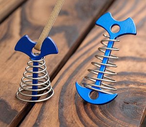 Алюминиевые крюки для установки Палатки HIKEMAN FEFE8. 5 шт (красный)
