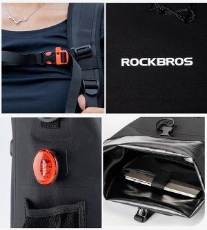 Водонепроницаемая сумка - рюкзак Rockbros AS-131. 18 л на багажник