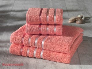 Комплект махровых полотенец  BALE-- За 4 шт