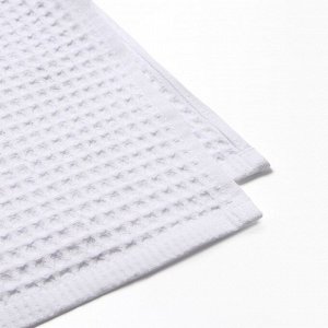 Набор банных полотенец LoveLife Waffle white 2 шт.: 100x150, 50x100 см, хлопок 100%