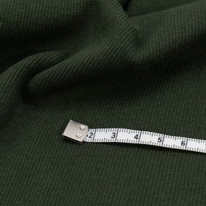 Ткани Иваново Ткань на отрез кашкорсе с лайкрой 5802-1 цвет темный хаки