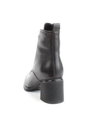 04-M3-2274 BLACK Ботинки зимние женские (натуральная кожа, натуральный мех)