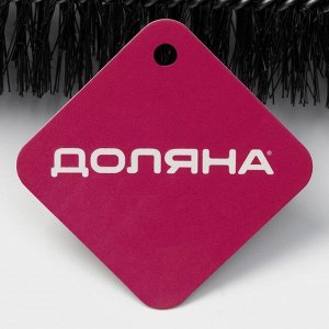 Ёрш чистящий Доляна, гибкий, 71x5.5 см, чёрный