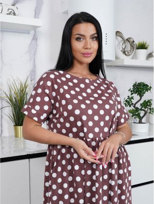 Люция платье женское (кофе)