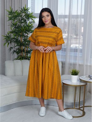 Lovetex Анабель платье женское (горчица)