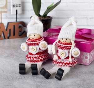 Игрушка - подвеска «Зимние куколки», МИКС   1 шт