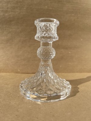 Подсвечник, стекло, 1 шт.