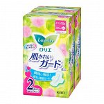 KAO &quot;Laurier Skin Clean Guard&quot; Женские гигиенические прокладки для умеренных выделений с крылышками 20.5см, 40шт