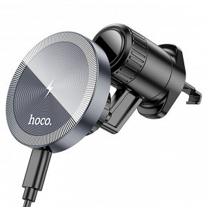 Беспроводное зарядное устройство держатель для телефона MagSafe 15W HOCO HW6 Vision на воздуховод
