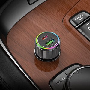 Автомобильное зарядное устройство HOCO NZ14A Guerrero, 1*USB + 1*Type-C, 38W
