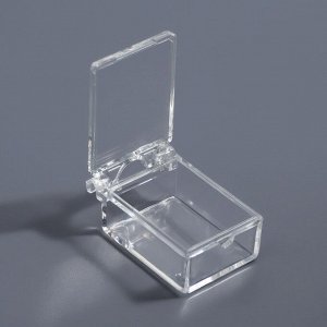 Органайзер для хранения мелочей, 20 ячеек, 14.5x12.5x1.7 см, прозрачный