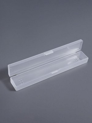 Бокс для хранения мелочей, 3.1x18.9x2.2 см, прозрачный