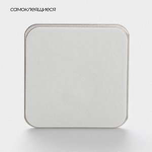 Крючки самоклеящиеся Stölz, 4 шт., для ванной комнаты, 4.5x4.5x3 см, хромированные