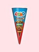 Вафельный рожок с кремом из фундука, банана и молочной начинкой &quot;Ozmo Cornet BANAN &quot; 25 гр